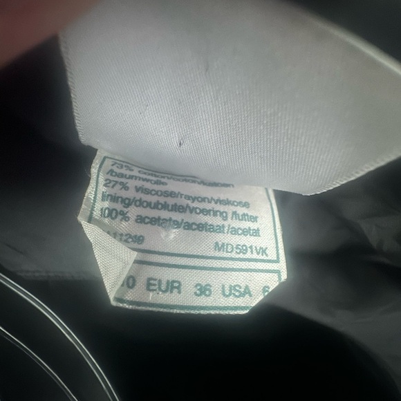 Laura Ashley Vintage Embellished Beaded Size 6 Black Knee Length Long Sleeve 80s - Picture 5 of 7